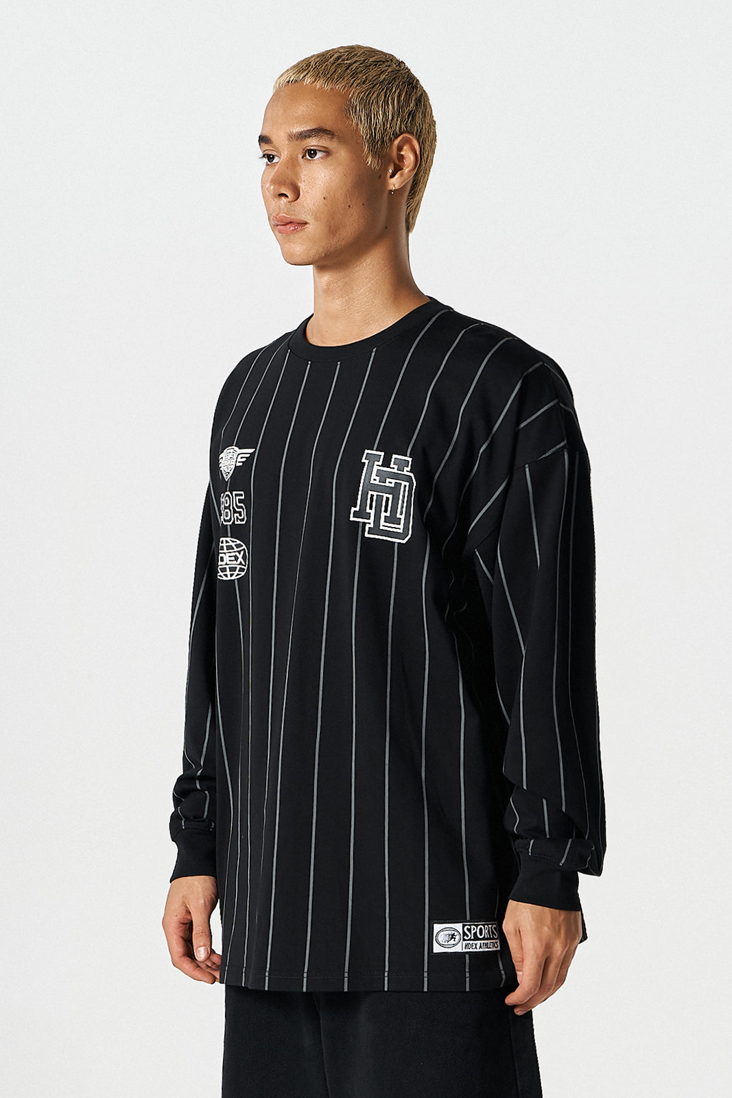 Stripe Sports Long Sleeve