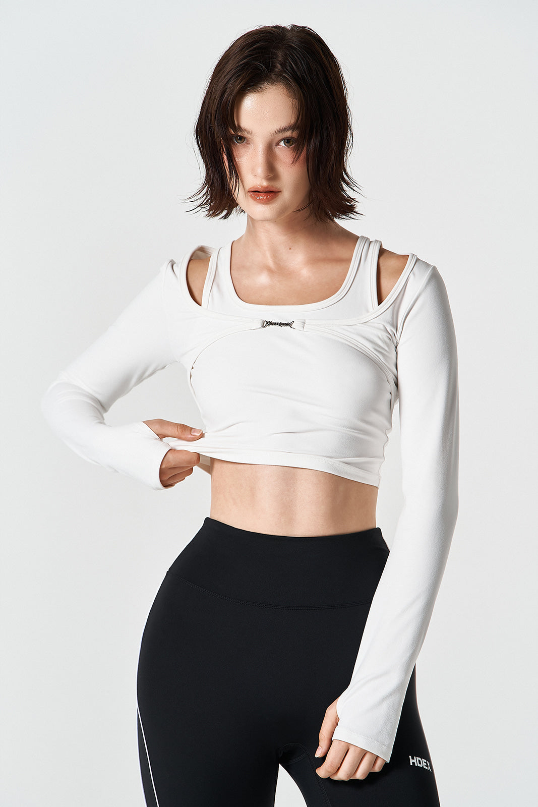 Womens Supple Layered Long Sleeve