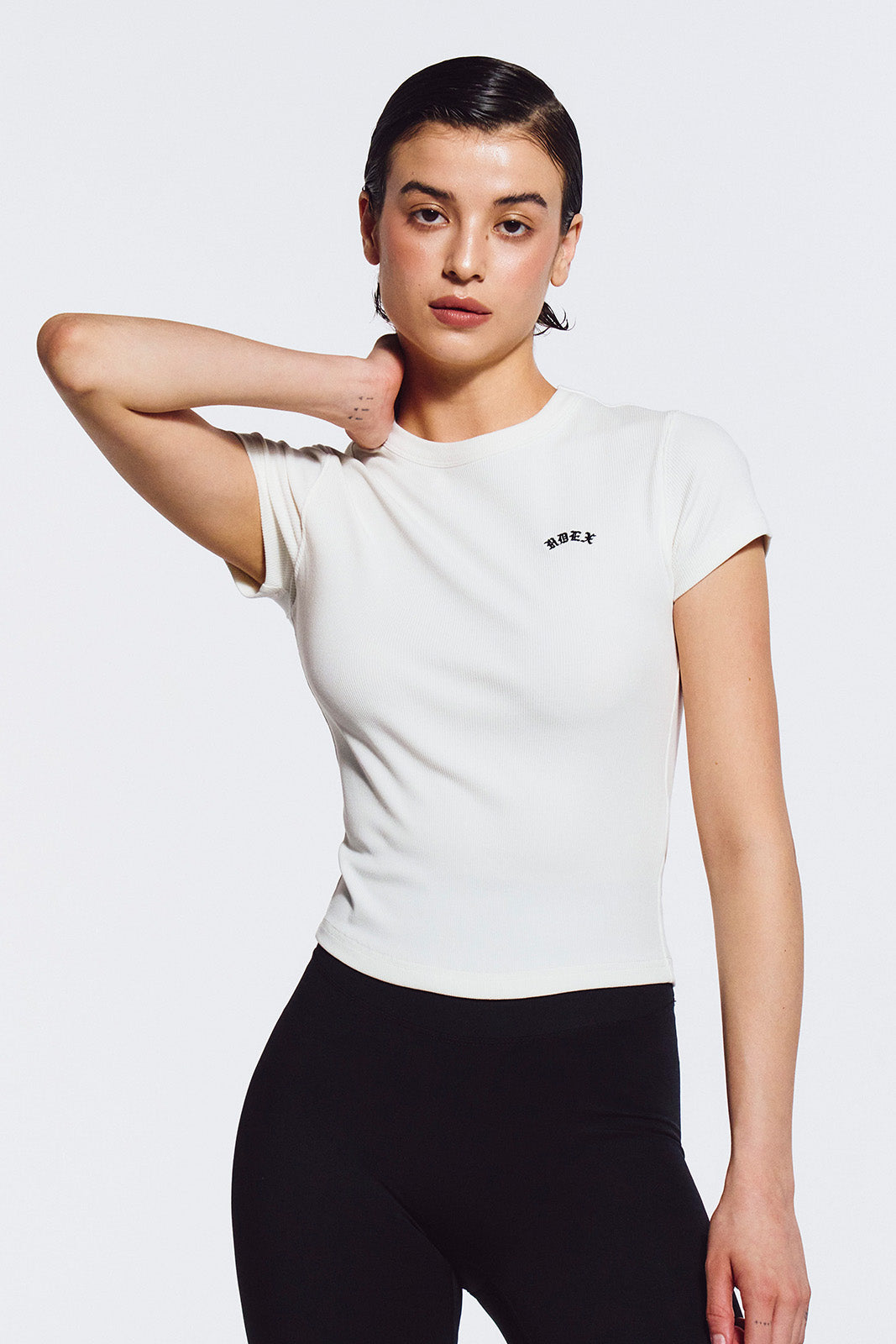 Essential Ribbed Relaxed Fit Short Sleeve