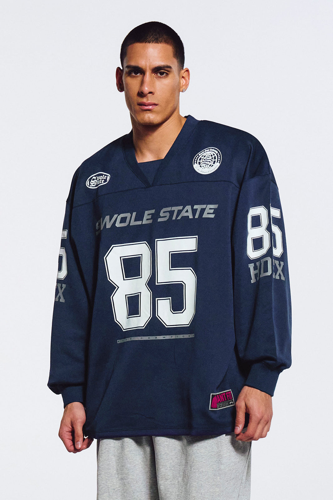 Giant Fit Rugby Jersey Long Sleeves