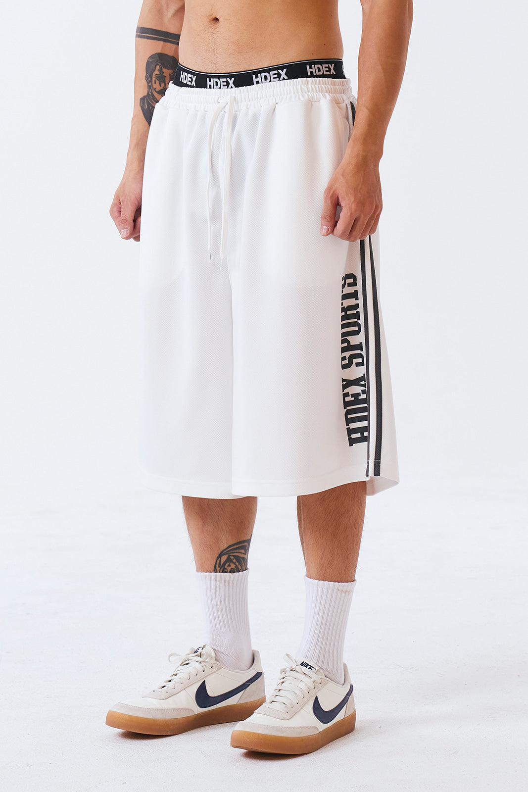 Giant Fit Mesh Bermuda Shorts