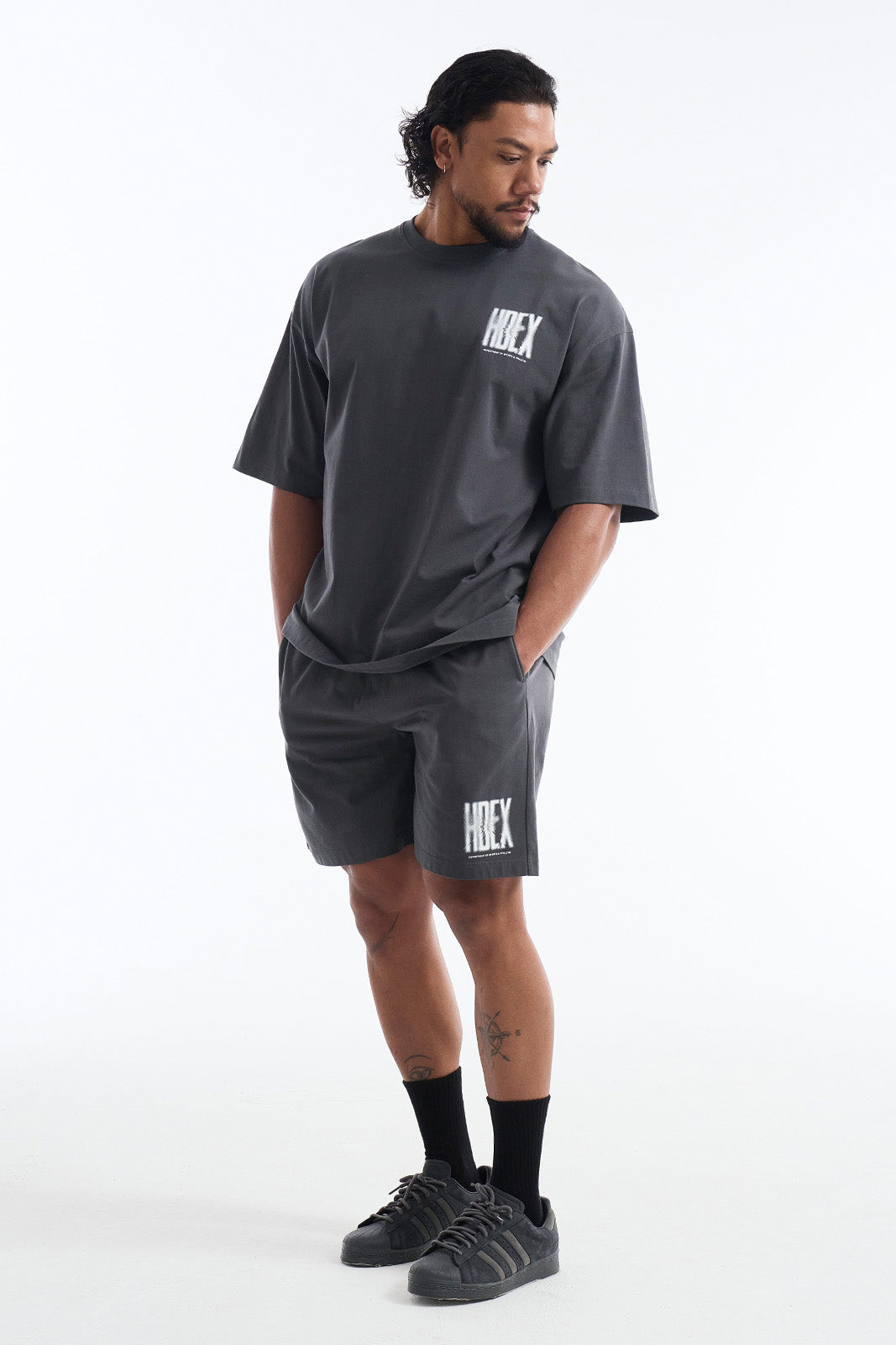 Crack Printed Shorts