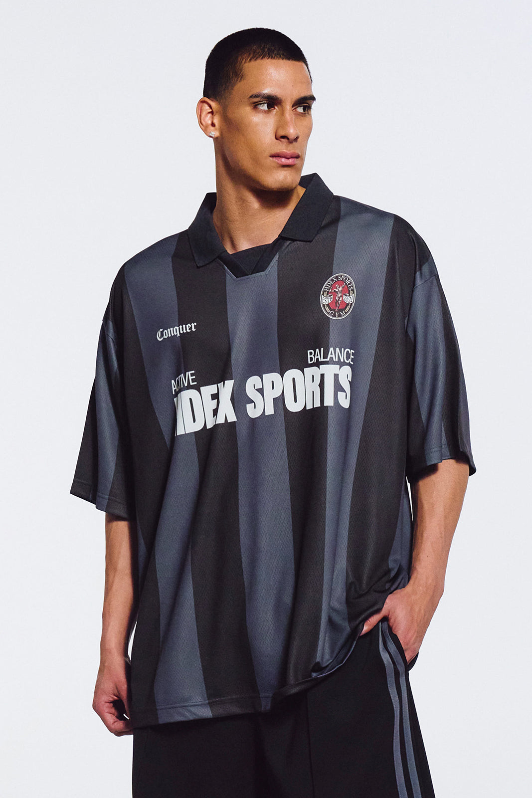 Striped Jersey Uniform Short Sleeve