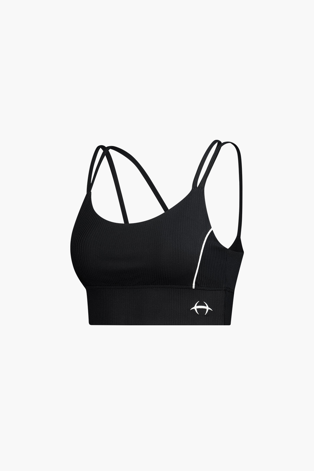 Women`s Support Ribbed Bra Top