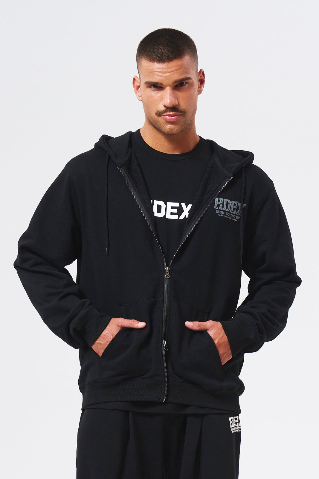 Core Back Logo Hoodie Zip-up