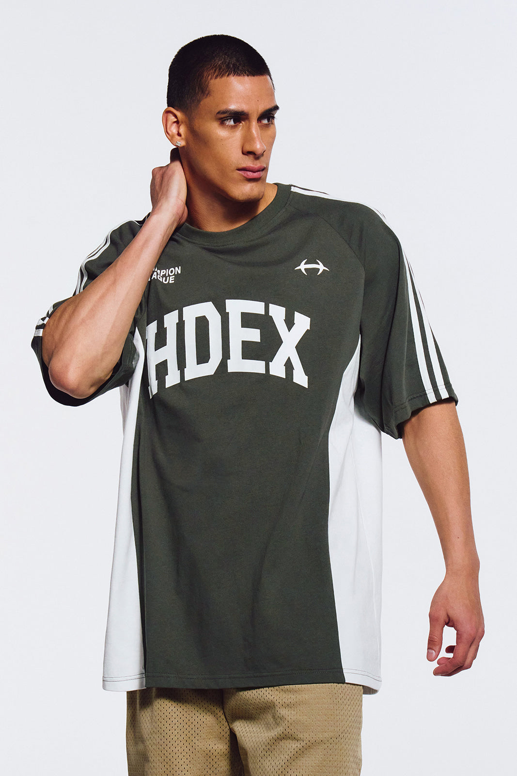 Side Color Block Short Sleeve