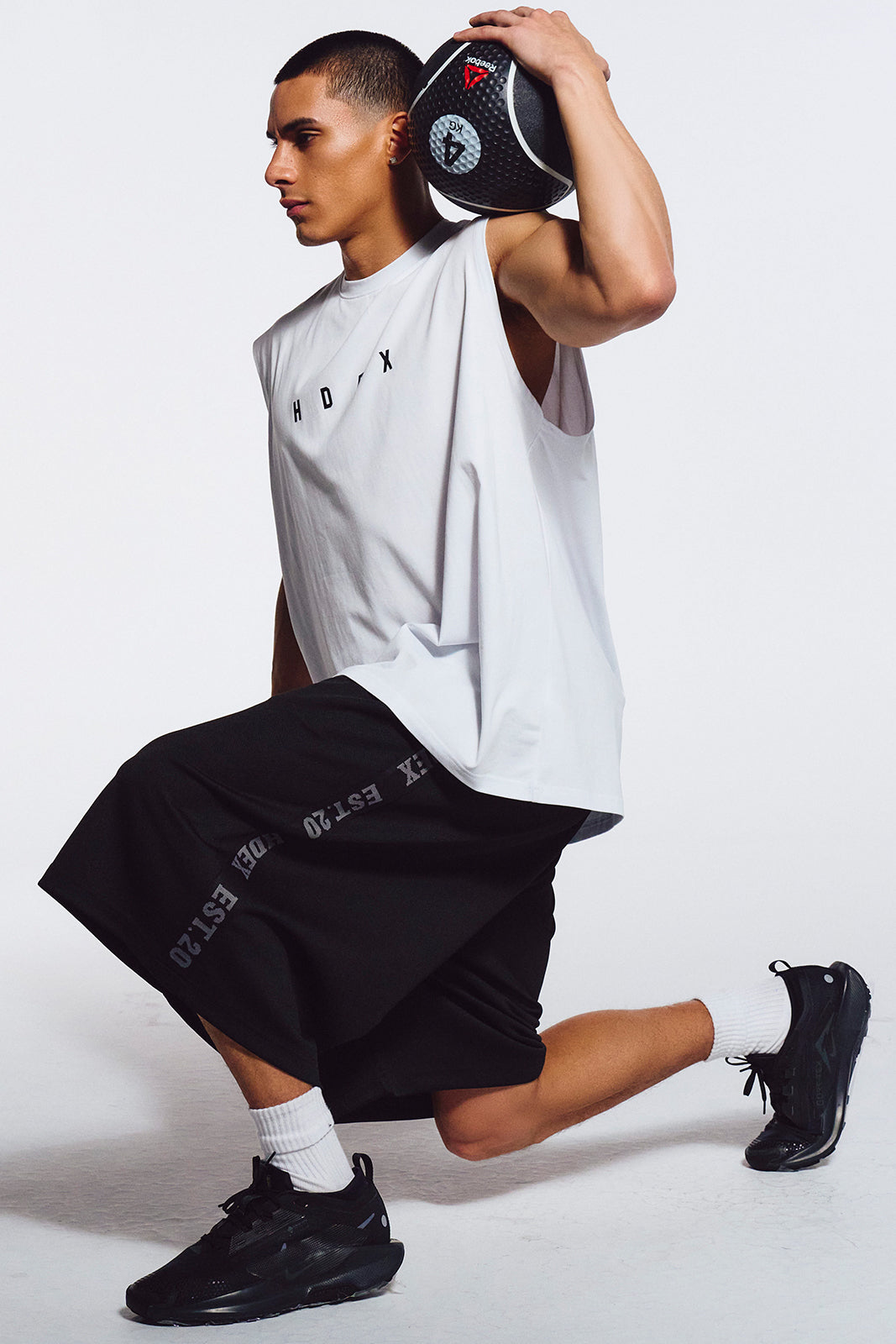 Tape Mesh Bermuda Shorts