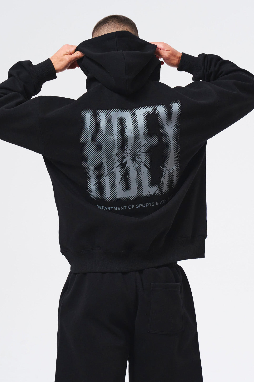 Crack Printed Hoodie
