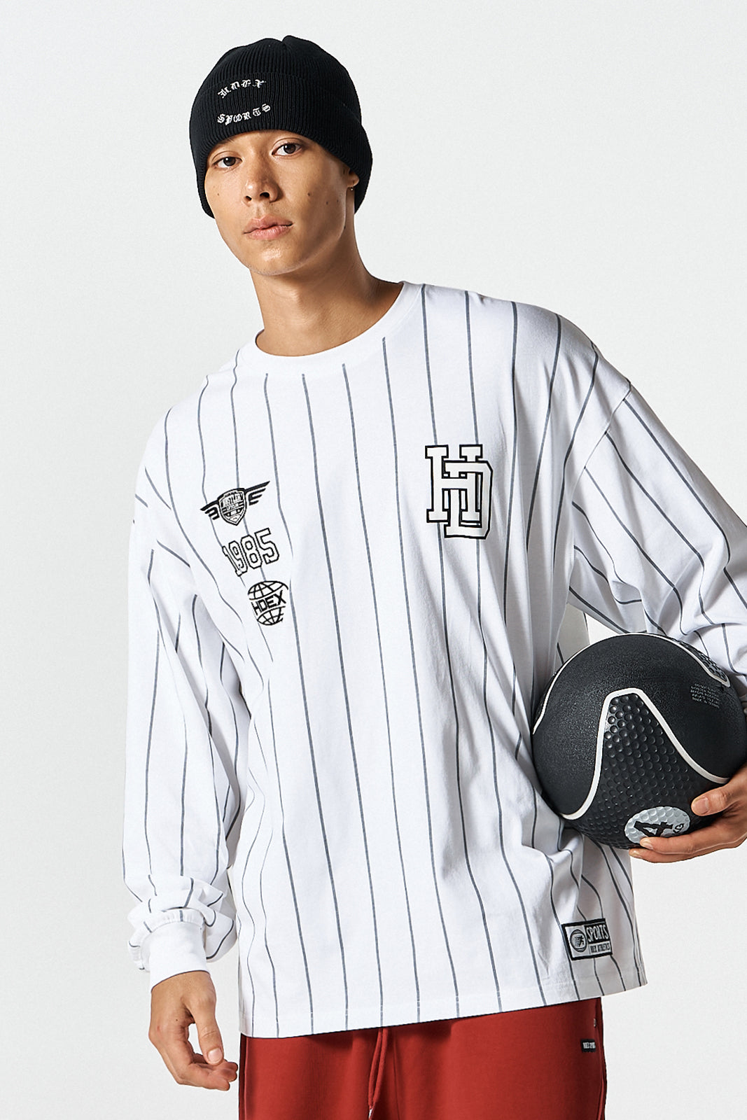 Stripe Sports Long Sleeve
