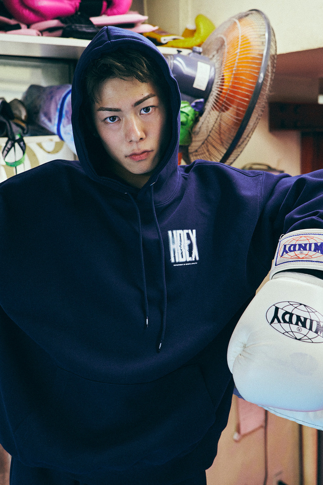 Crack Printed Hoodie