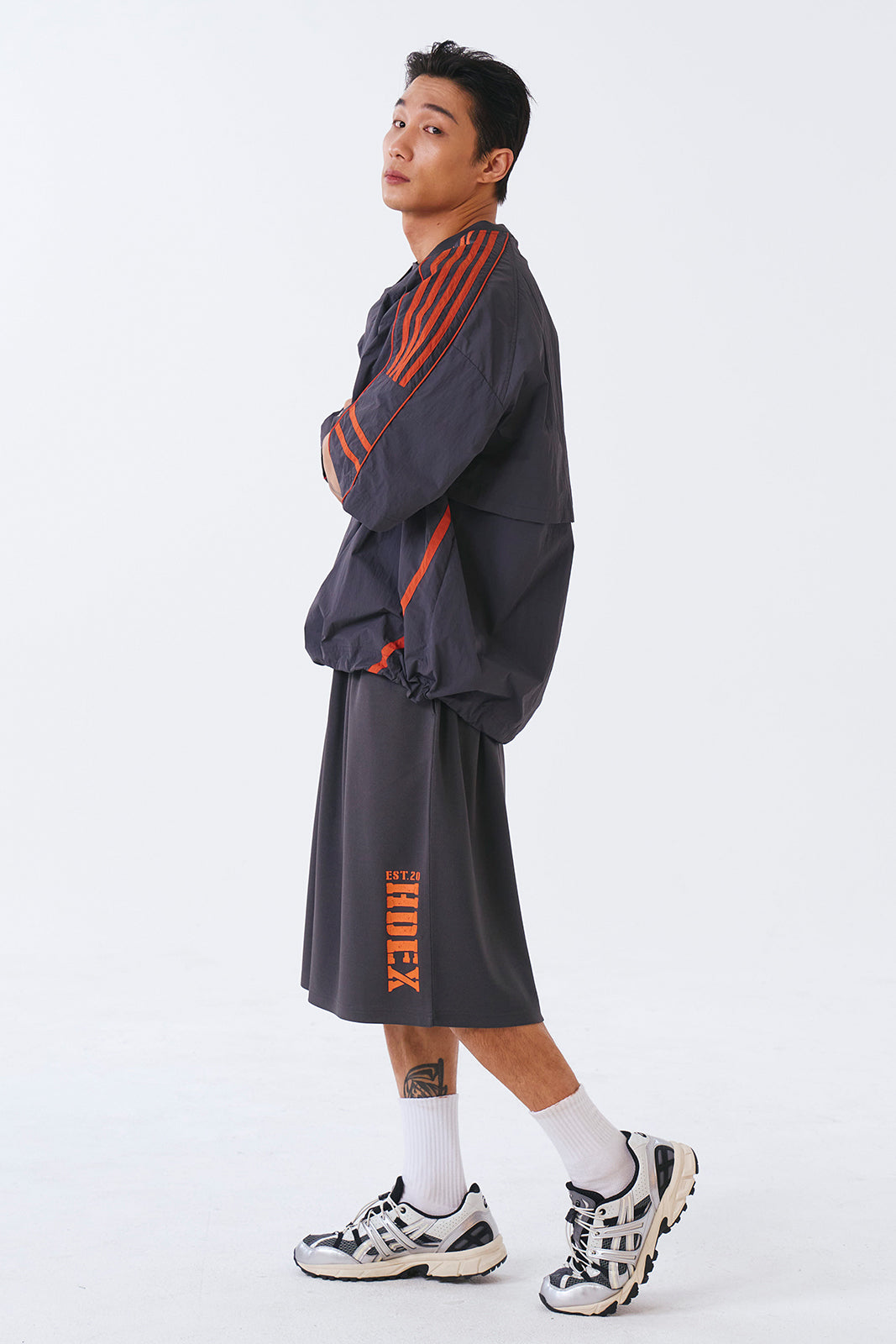 Classic Pintuck Mesh Shorts