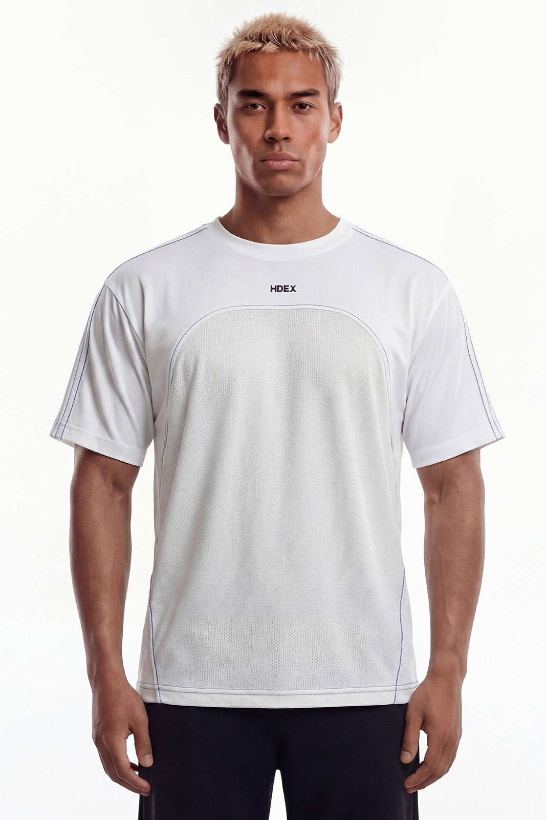 Wave Color Block Short Sleeve