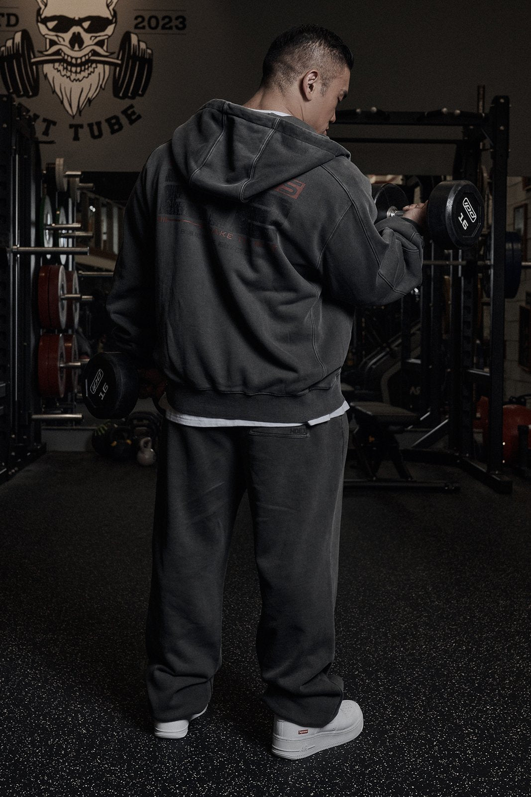 The Mass 212 Pigment Hoodie Zip-up